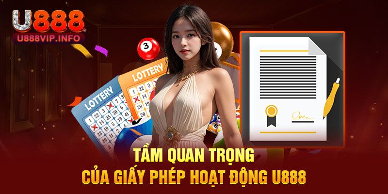 Nhờ có chứng chỉ hợp pháp mà U888 khẳng định được uy tín của mình